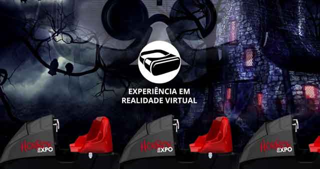 d horror expo 2019 trem fantasma realidade virtual