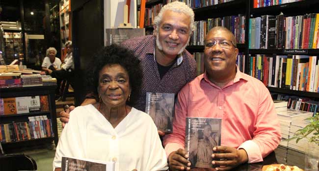 Léa Garcia, Déo Garcez e Julio Claudio da Silva (Foto: Edmilson Saldanha)