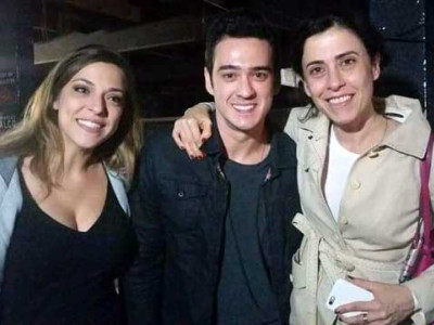 com Julia Rabelo e Marcos Veras