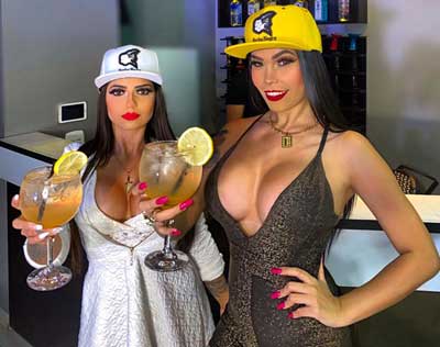 Lais Japa e Amanda Moura beleza vip