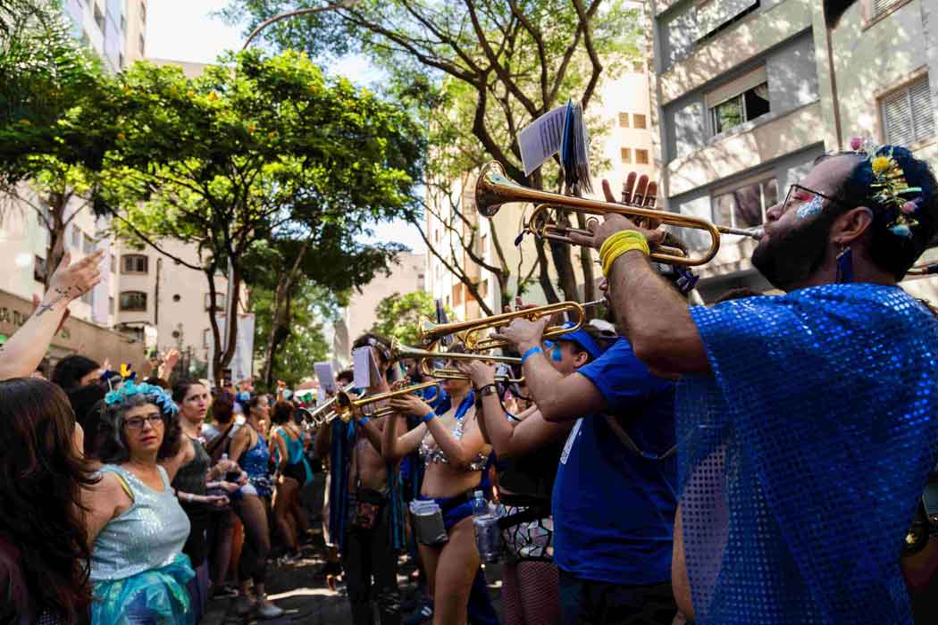 O Espetacular Bloco da Charanga do França ocupa as ruas do bairro Santa Cecília na segunda-feira de Carnaval (Foto: Divulgação)