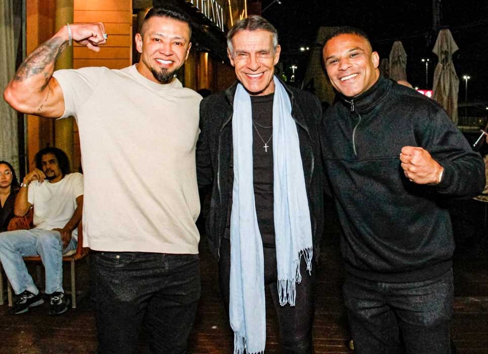 Gilsão, Mário Gomes e Agles (Foto: Wallace Barbosa/Zapp News)
