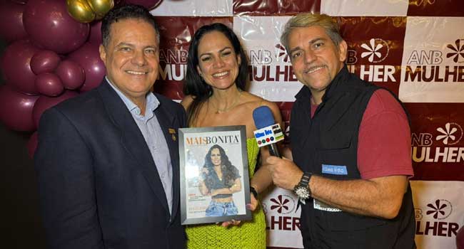 Renata Barbosa, Oscar Müller e DJ Portugês (Por: Jéssica Porto e Robson Talber/Repórter Dj Português/Divulgação)