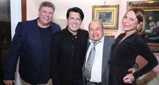 Leco Biagioni, Andre Ramos, Stenio Garcia e Marilene Saade (Foto: Vera Donato)