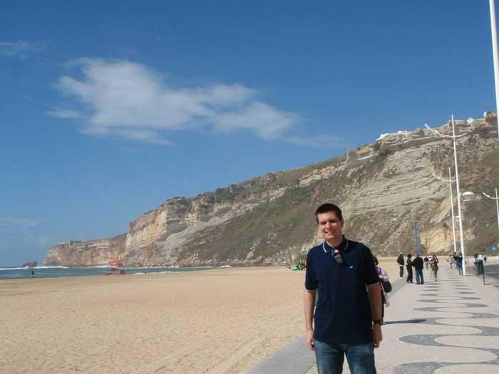 Diogo Zimmermann em Portugal (Foto: Acervo Pessoal)