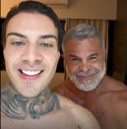 Rafa Marttinz e o avô de 67 anos (Divulgação)