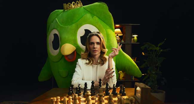 Campanha Duolingo Ana Paula Renault (Divulgação)