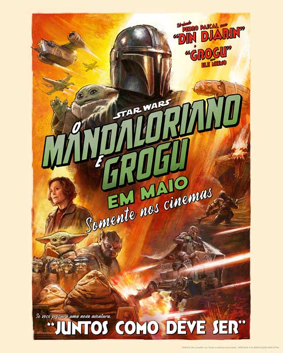  'O Mandaloriano e Grogu', da Star Wars (Divulgação)