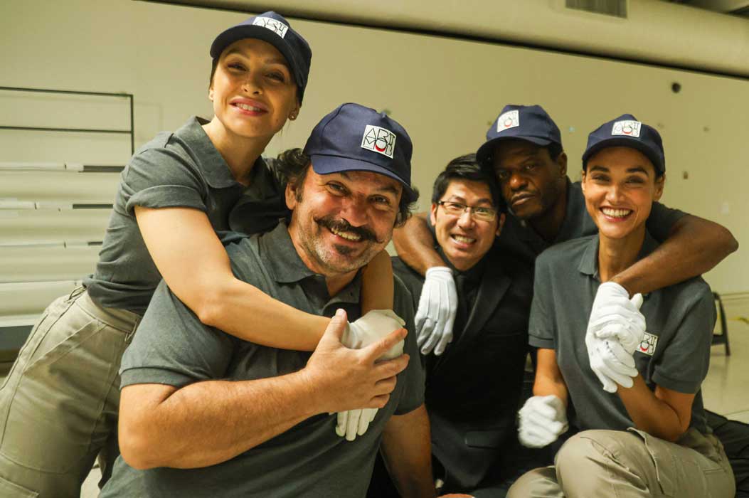 Carla Diaz, Fábio Silvestre, Anderson Lau, Bukassa Kabengele, Débora Nascimento (Foto: Pretícia Jerônimo)