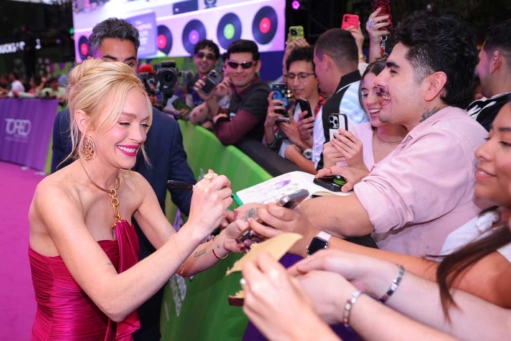 Jamie Lee Curtis e Lindsay Lohan em Première de "Uma Sexta-feira Mais Louca Ainda", no México (Divulgação)