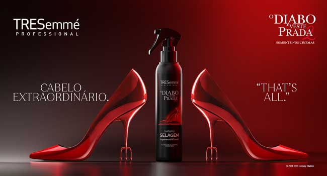 TRESemmé e O Diabo Veste Prada 2 (Divulgação)