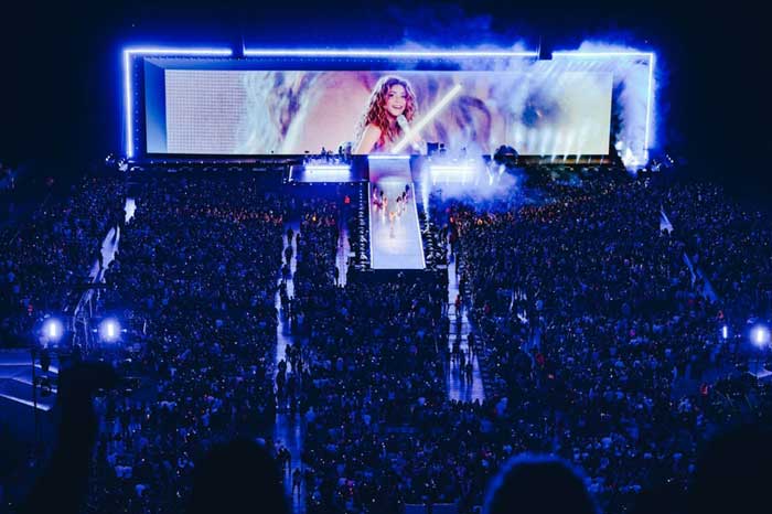 Shakira em Copacabana/Brasil (Divulgação)