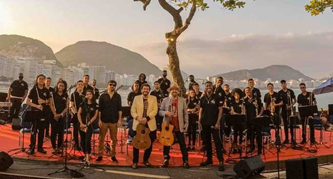  Antônio Carlos e Jocafi, Orquestra Forte de Copacabana e do grupo Yemalá (Foto: Bill Vianna)