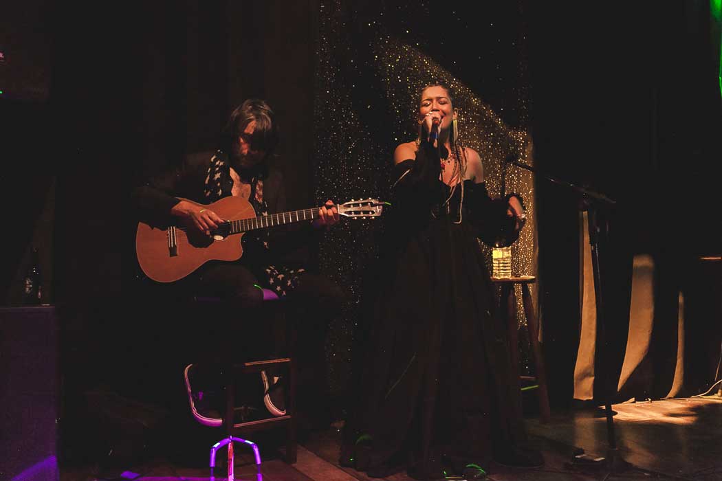 Amanda Mendonça e Luiz Lopez - Show 'Xodó em Flor' (Foto: Alexandre Pinheiro)