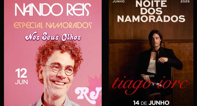 Nando Reis e Tiago Iorc (Divulgação)