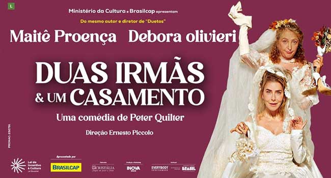 Maitê Proença e Debora Olivieri em Duas Irmãs e Um Casamento (Foto: Thiago Bruno)  