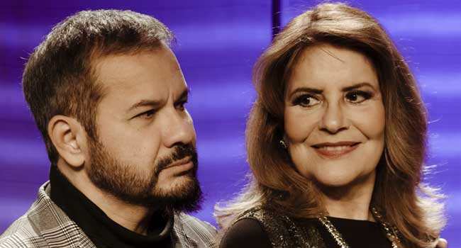 Sylvia Bandeira e Mauricio Baduh estrelam 'Charles Aznavour - Um Romance Inventado' (Foto: Ariel Cavotti)