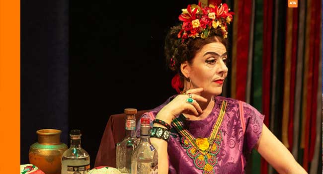 Christiane Tricerri é Frida Kahlo - Viva La Vida, direção de Cacá Rosset (Divulgação)
