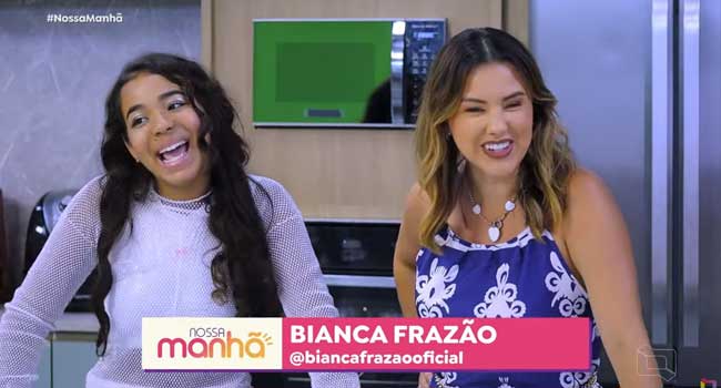 Bianca Frazão no “Nossa Manhã” da Difusora TV - SBT | Maranhão (Divulgação)