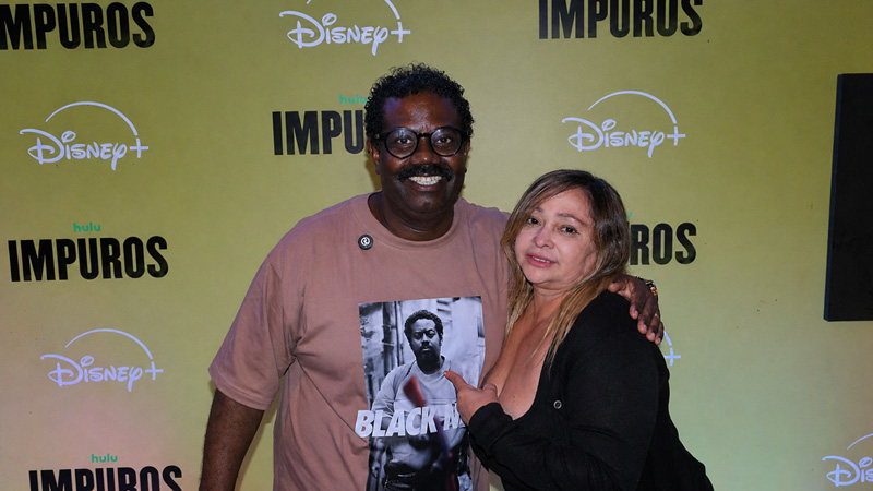 Leandro Firmino e Rayssa de Castro, na Fan Event da 6ª Temporada de Impuros - Disney+ (GSVIP)